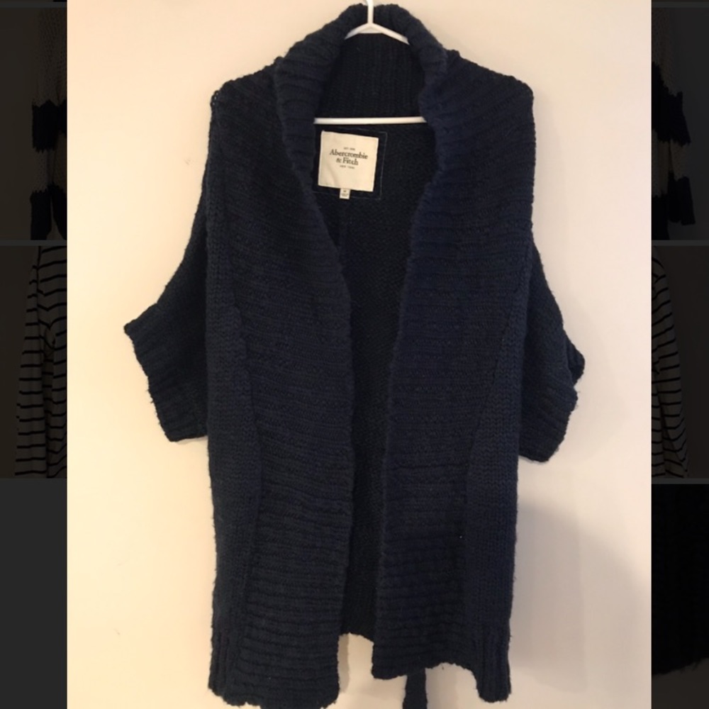 Short sleeve Knit Sweater with waist tie!